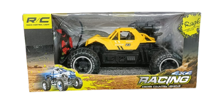 REMOTE CONTROLLED CROSS-COUNTRY TOY RACE CARS