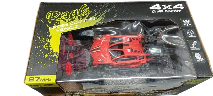 REMOTE CONTROLLED CROSS-COUNTRY TOY RACE CARS