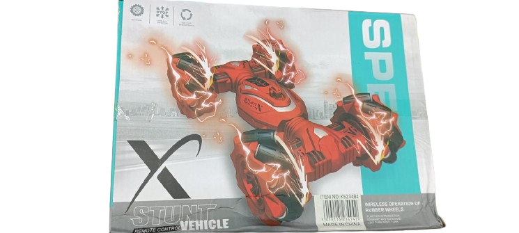 REMOTE CONTROL STUNT VEHICLE WIRELESS OPERATION OF TYRES SPORTS CARS
