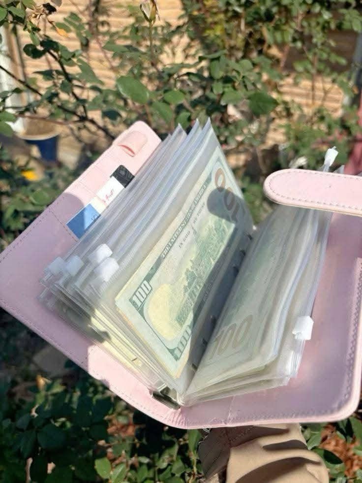 Nwt A6 Budget Planner Cash Money  Binder, Pages, Envelopes & Label Stickers | Color: Gray/White