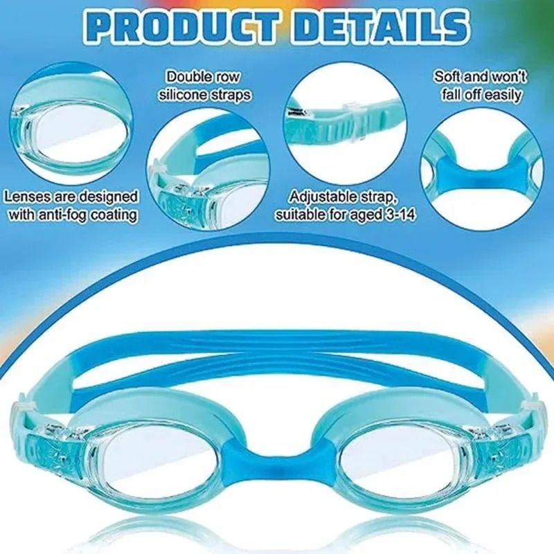Kids Swimming Goggles Waterproof Anti Fog UV Professional Diving Swimming Glasses Eyewear Children Pool Tool Glasses