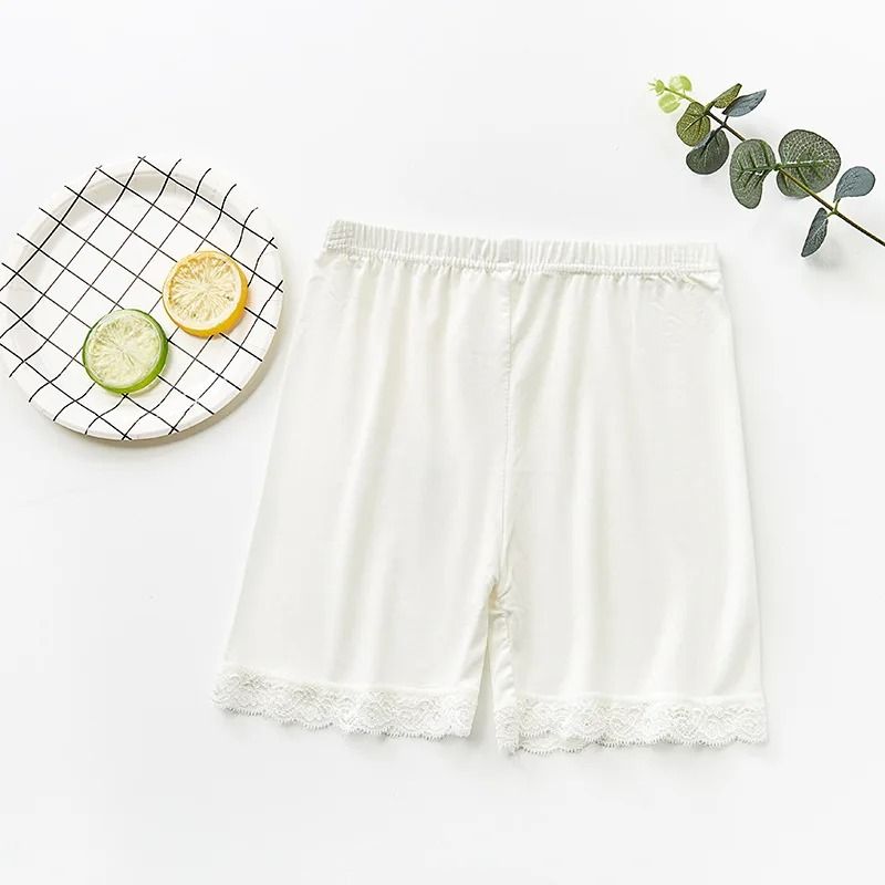 Girls Lace Safety Shorts Pants Underwear Leggings Girls Boxer Briefs Short Beach Pants For Children 3-13 Years Old