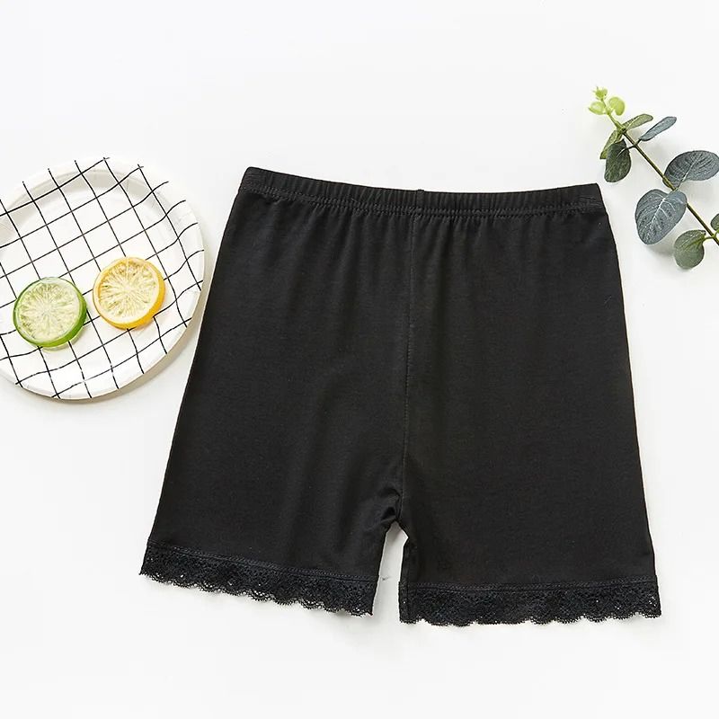 Girls Lace Safety Shorts Pants Underwear Leggings Girls Boxer Briefs Short Beach Pants For Children 3-13 Years Old