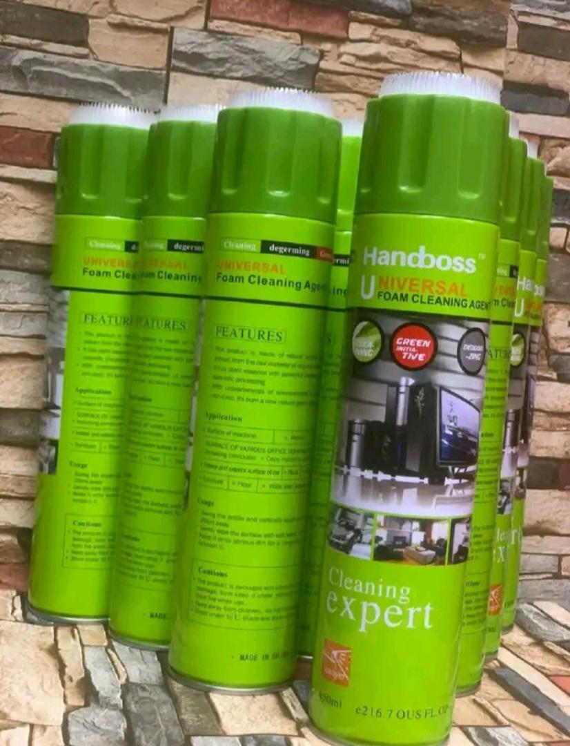 Multipurpose Foam Cleaner, Ideal for Cleaning Laptops, Office Furnture, Car Upholstery, Home Upholstery, Gadgets, Shoes and Metal Equipment