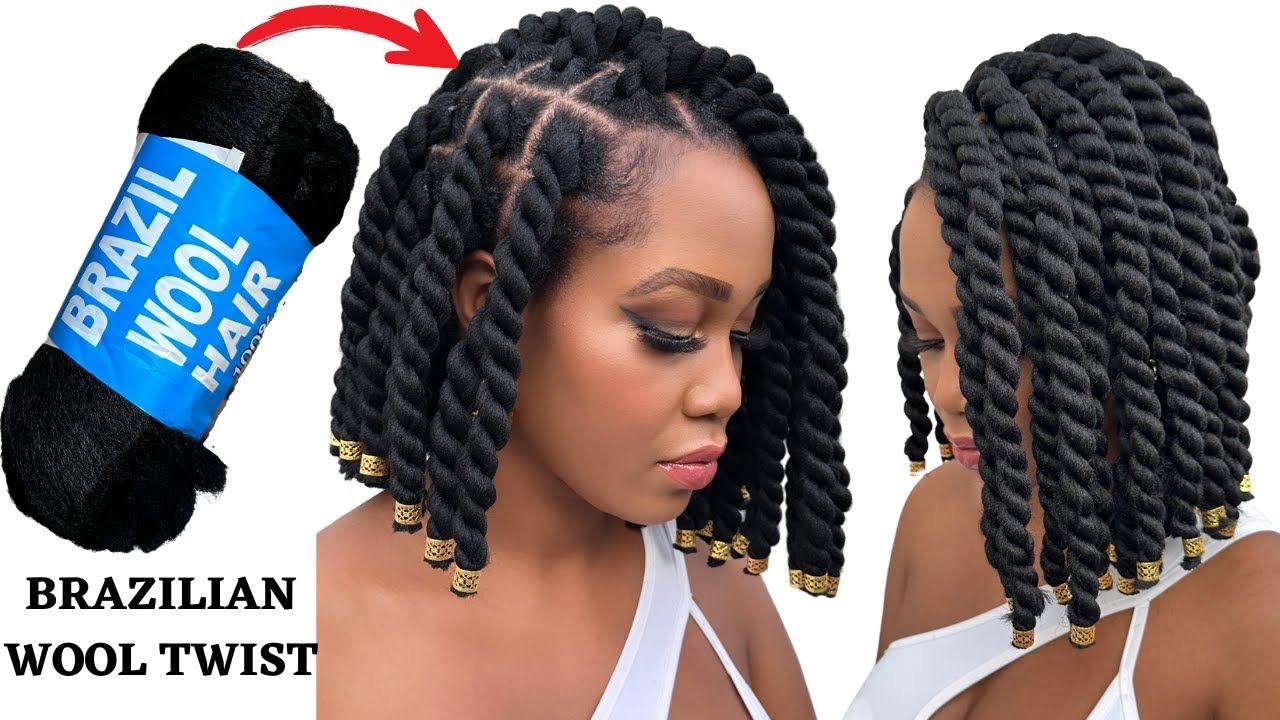 Brazilian Hair Wool Hair Twist & Faux Locs