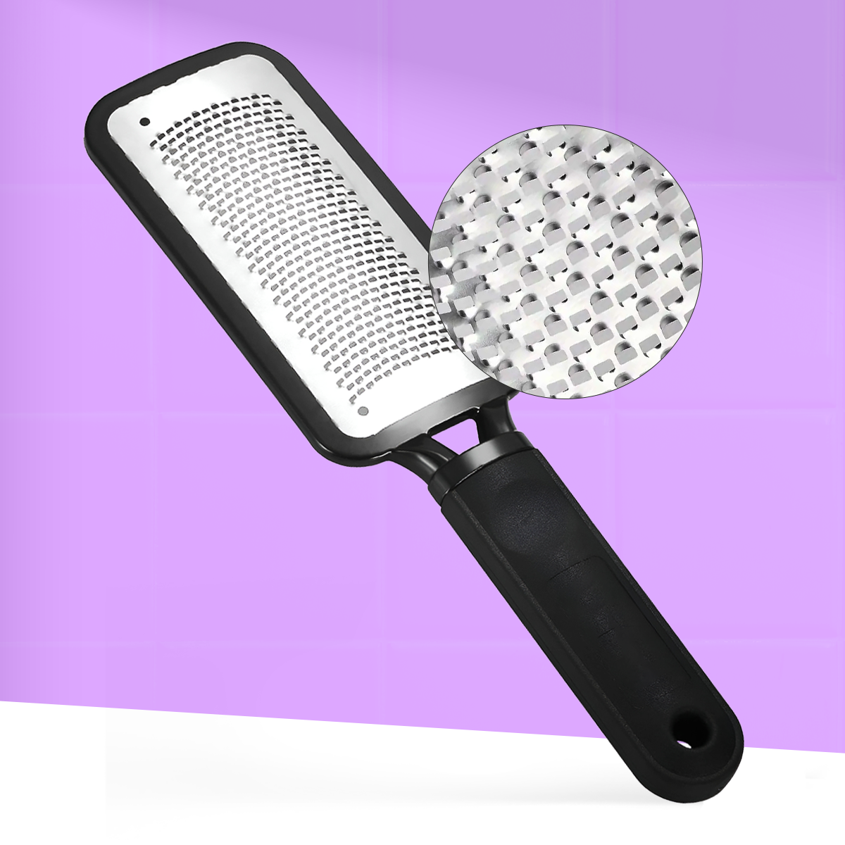 Stainless Steel Foot rasp Foot File and Callus Remover For Foot Care Pedicure to Remove Hard Skin Scrubber.foot scrubber for dead cells