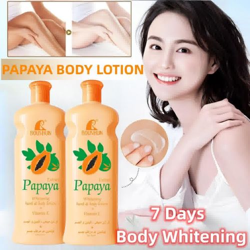 Roushun Papaya Hand / Body Brightening Lotion with Vitamin E.