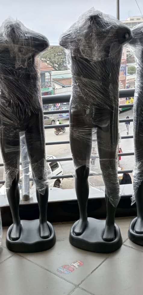 Black Full Body male Mannequin / Dummy Armless