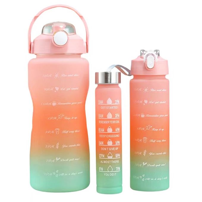 3 in 1 Motivational Water Bottles