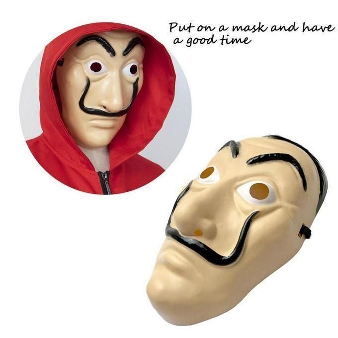 Mask Money Heist mask - La Casa De Papel  Masks Ghost mask Halloween Masks