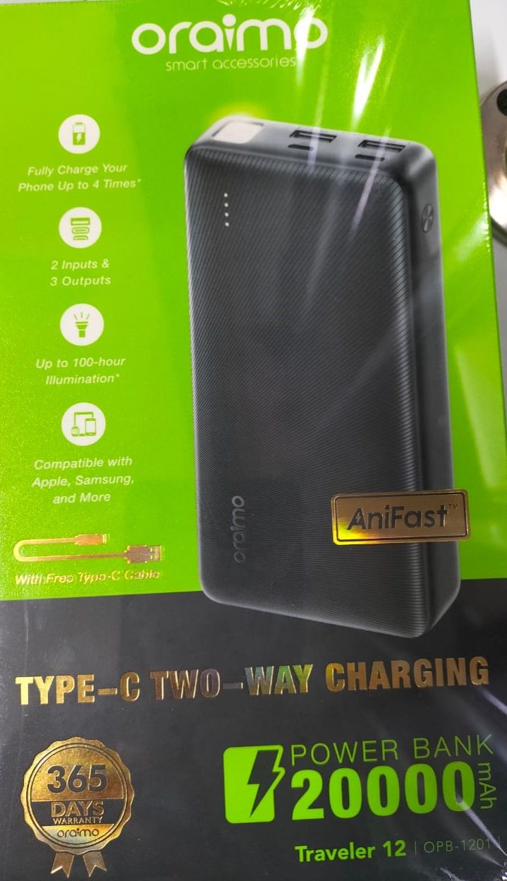 BRAND NEW Oraimo Powerbank 20000mAh