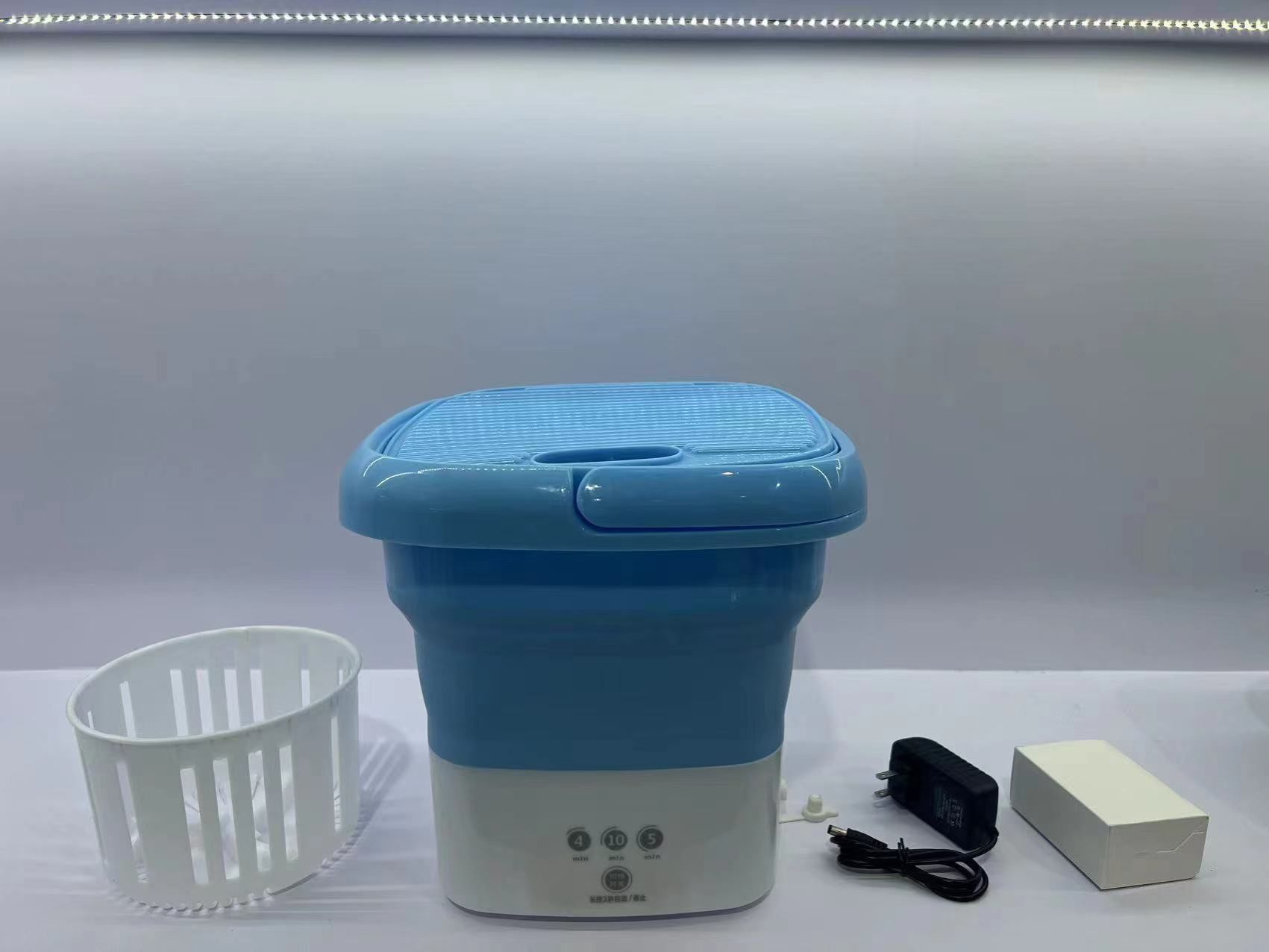 [AFFORDABLE EASY WASH] 10Litre Collapsible Mini Washing Machine with Dryer.saves electricity and water.Easy to operate and its convinient with satisfactory end result.
