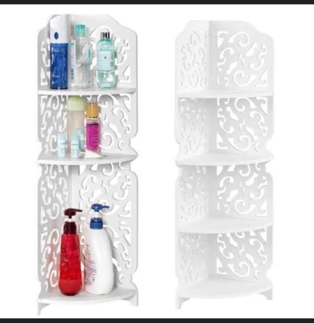 [ NEW ARRIVAL  ]4 Tier Multipurpose Corner Decor Shelf/stand.It can make good use of various corners to save space for you to the most extent.
This product is made from spray powder carbon steel + nat