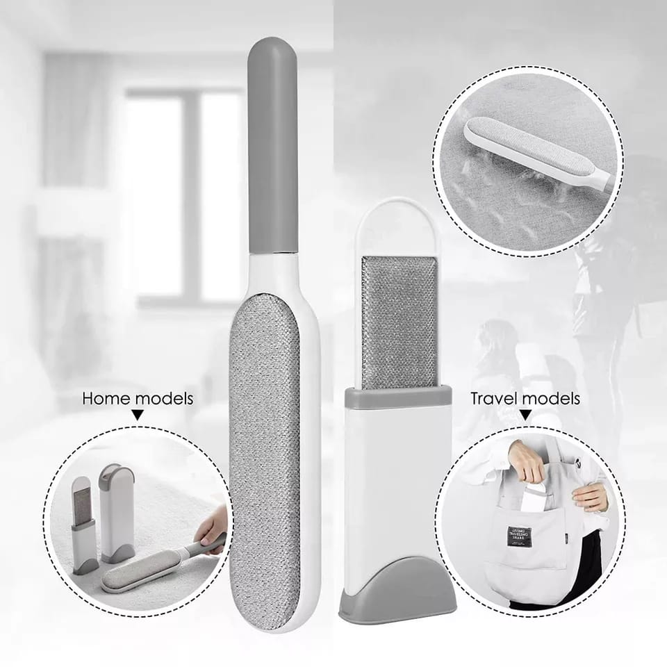 Multi-Purpose Double Sided Self-Cleaning And Reusable Lint/Pet Fur Remover.Multi-Purpose Double Sided Self-Cleaning and Reusable Lint /Pet Fur Remover Clean Clothing, Furniture, Home Clean Brush Set.