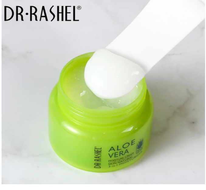 Dr. Rashel Aloe Vera moisture cream- skin natural- 3 In 1 Brightening Moisturizer Facial Cream