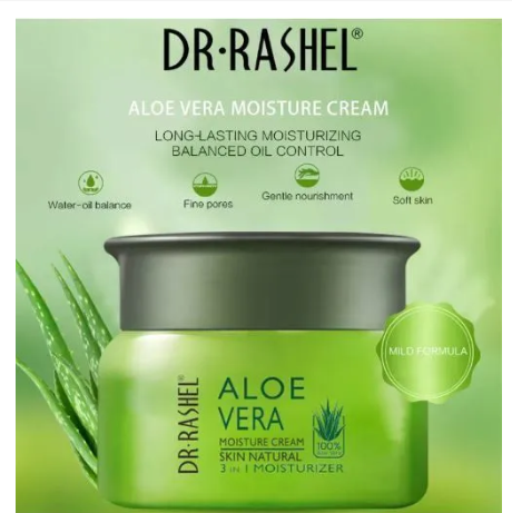 Dr. Rashel Aloe Vera moisture cream- skin natural- 3 In 1 Brightening Moisturizer Facial Cream