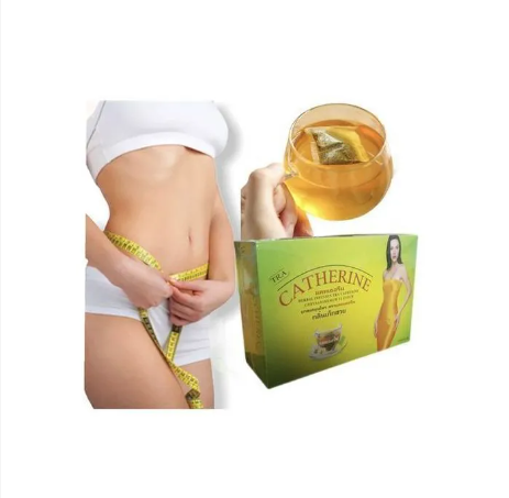 Catherine Slimming Tea Bags (1 Box) Pure Natural Detox Chrysanthemum Tea Green Tea for Men Women 32 Count