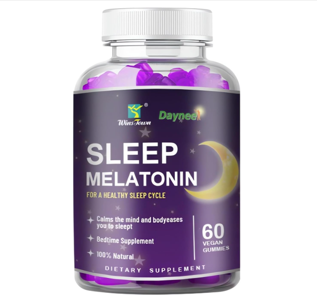 Sleep Melatonin Gummies, Natural Bedtime Supplement for Adult, Support Healthy Sleep Cycle, 60 Count