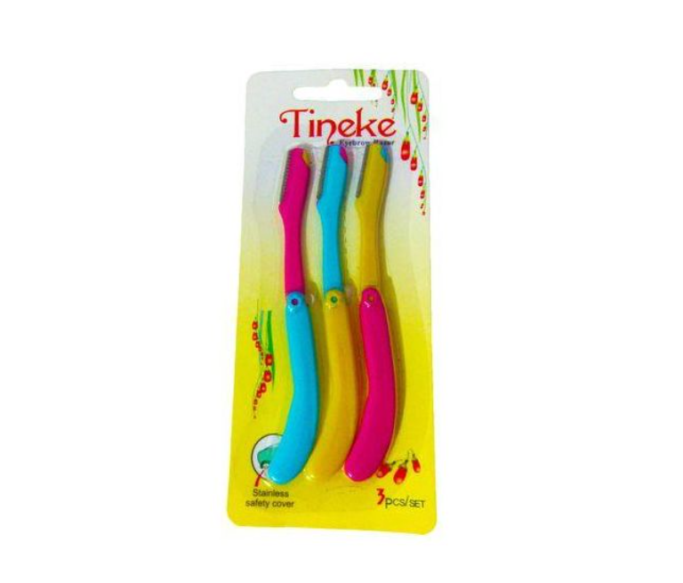 Tinkle Eyebrows Shaper OR Razor Facial Hairs Razor 3 Pieces -1 Set