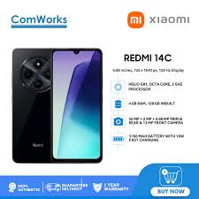 The Xiaomi Redmi 14C  4GB + 4GB(expandable) RAM , 128GB STORAGE(ROM)