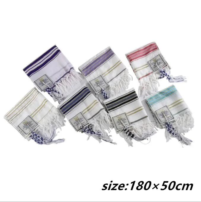 180×50cm Prayer Scarf Israel Judaism Prayer Scarf Religious Prayer Shawl Arab Hijab