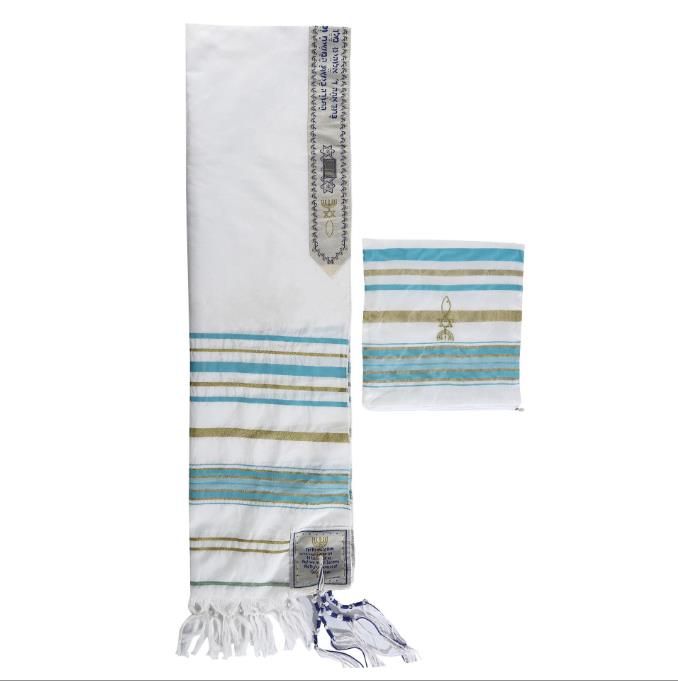 180×50cm Prayer Scarf Israel Judaism Prayer Scarf Religious Prayer Shawl Arab Hijab