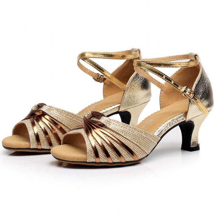 Latin dance shoes women's medium high heel dance shoes dancing shoes fellowship square dance shoes sandals female