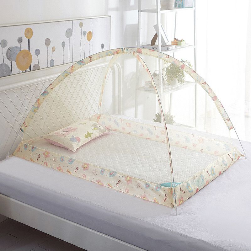 80×120cm  Children's mosquito net bottomless foldable magic installation free baby mosquito net