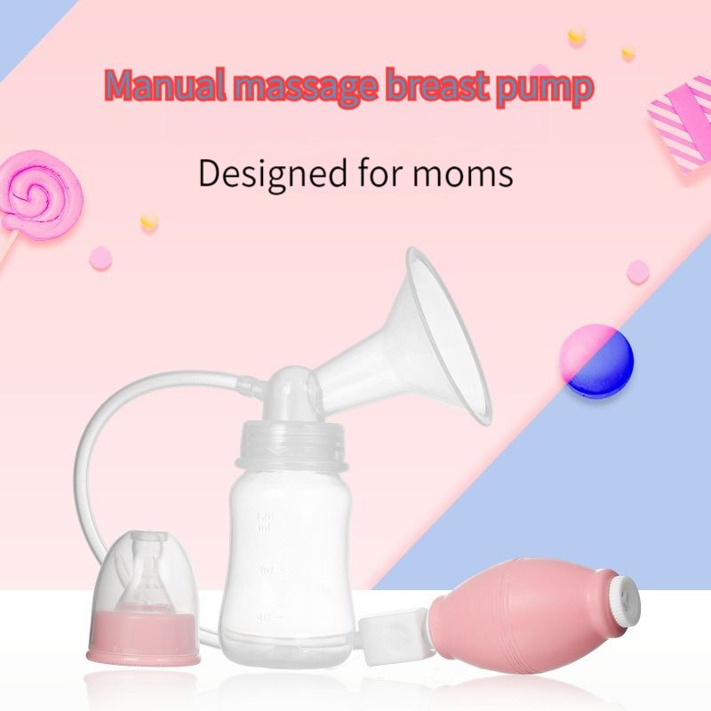 Bottle, mother and baby products, strong manual breast pump, rubber material, hand held breast pump