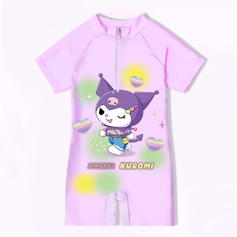 Children's swimsuit, boys' one-piece swimsuit, girls' cartoon beach swimsuit
