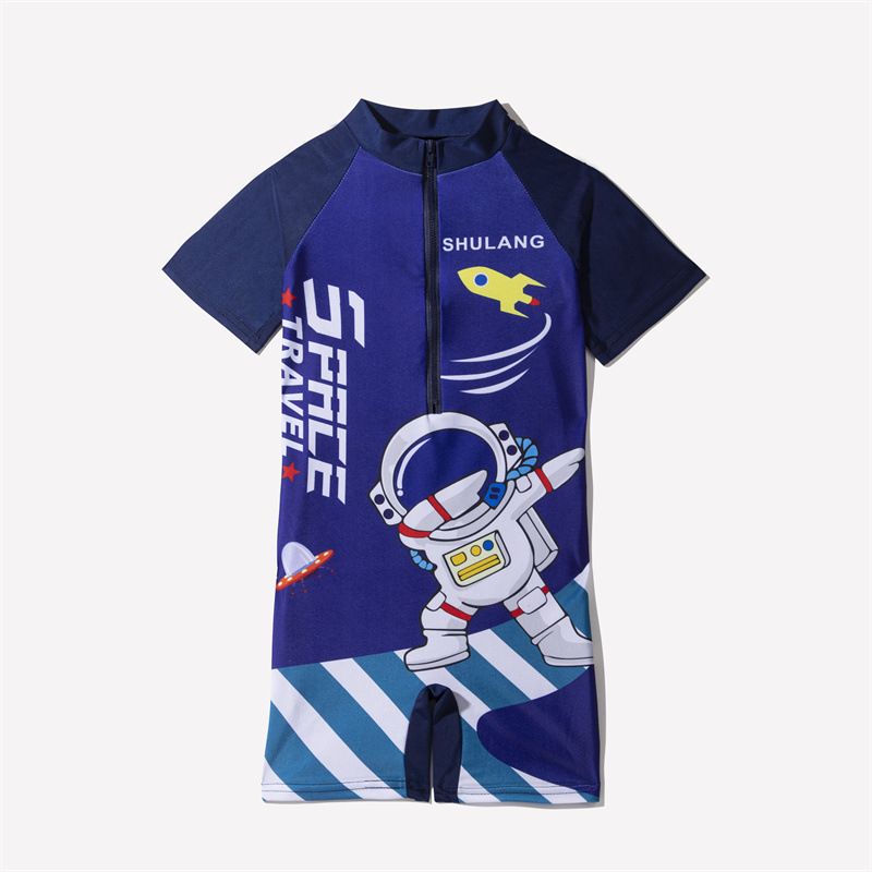 Children's swimsuit, boys' one-piece swimsuit, girls' cartoon beach swimsuit