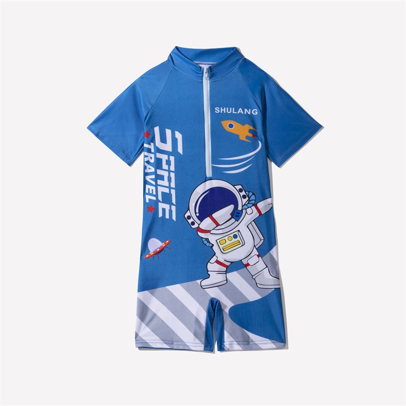 Children's swimsuit, boys' one-piece swimsuit, girls' cartoon beach swimsuit