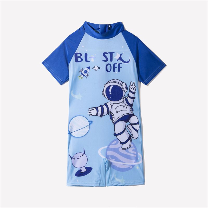Children's swimsuit, boys' one-piece swimsuit, girls' cartoon beach swimsuit