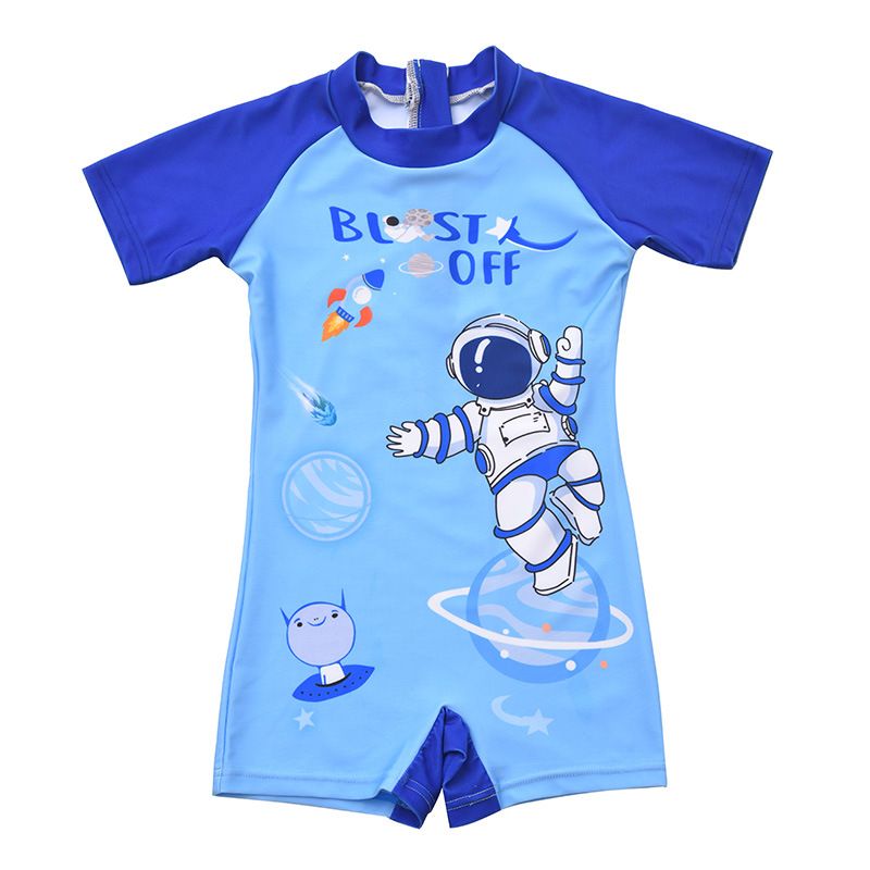 Children's swimsuit, boys' one-piece swimsuit, girls' cartoon beach swimsuit