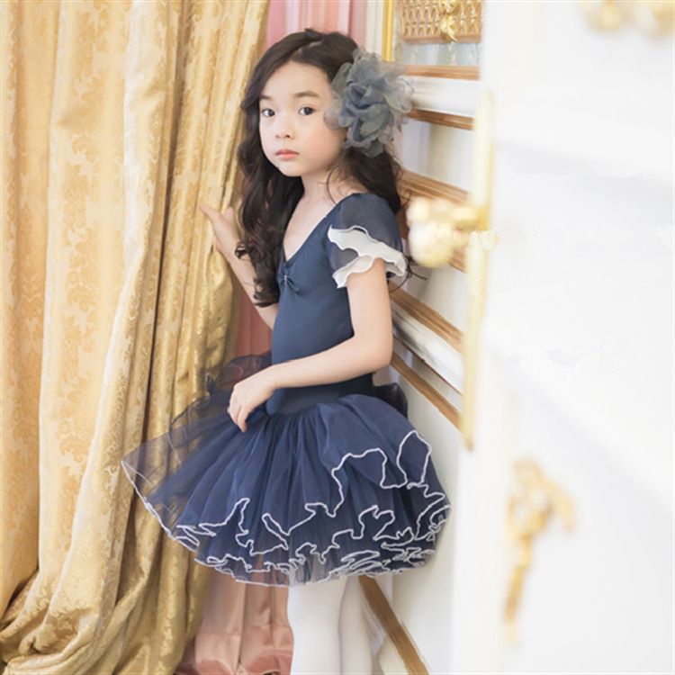 Ballet skirt, children's dance skirt, practice dress, girls' dance dress, performance dress, fluffy skirt, gauze skirt