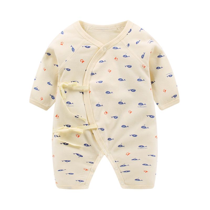 Newborn clothes baby jumpsuit 0-3-6 months pure cotton baby crawling clothes
