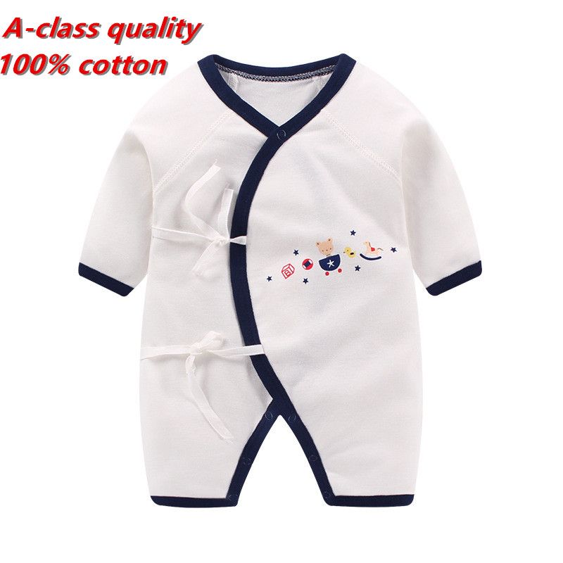 Newborn clothes baby jumpsuit 0-3-6 months pure cotton baby crawling clothes
