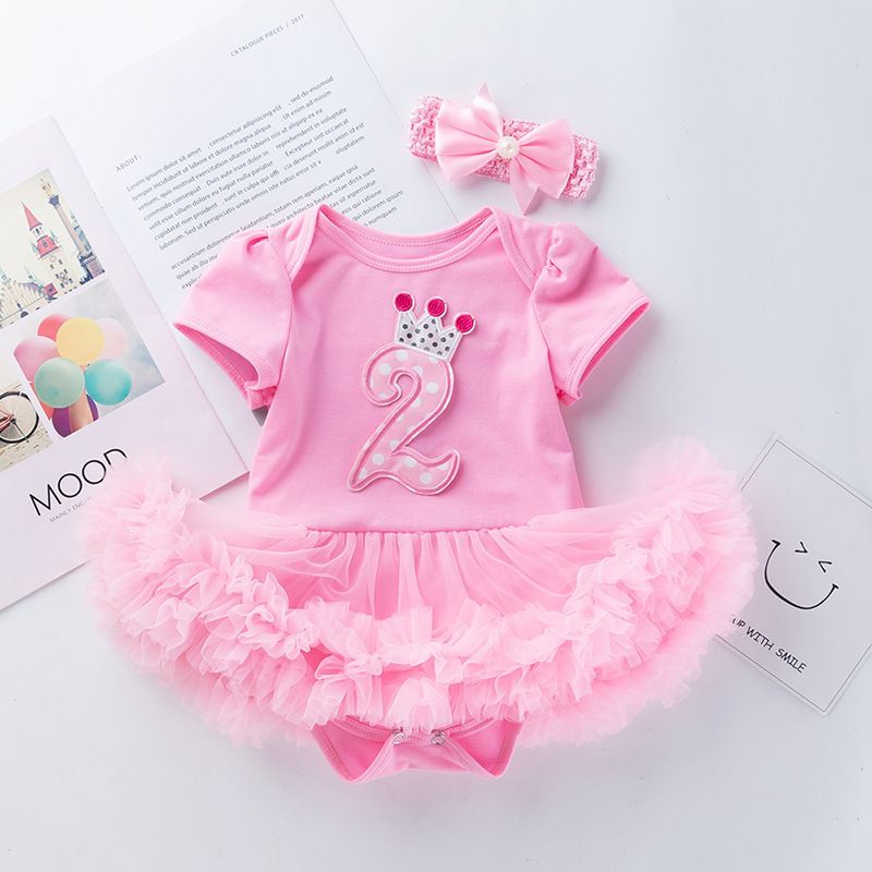 Baby girl dress, children's dress, baby dress, short sleeved dress, baby birthday dress, princess dress