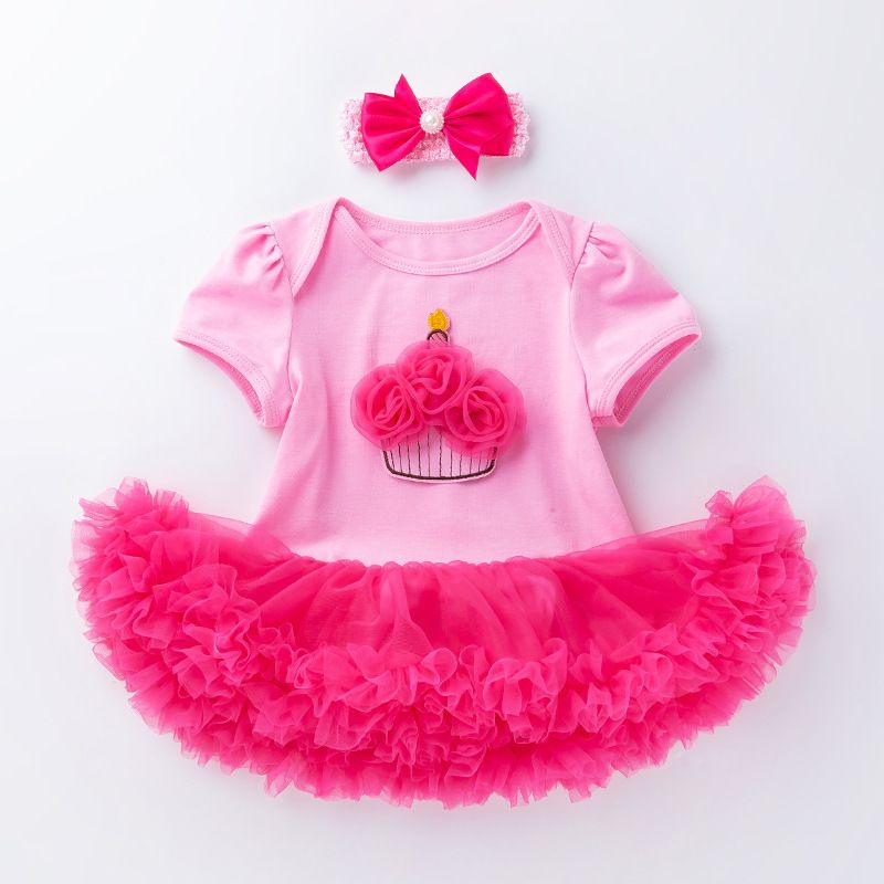 Baby girl dress, children's dress, baby dress, short sleeved dress, baby birthday dress, princess dress