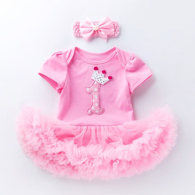 Baby girl dress, children's dress, baby dress, short sleeved dress, baby birthday dress, princess dress