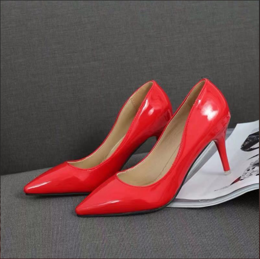 Fine heeled high heels women's shoes career work shallow mouth single shoes
