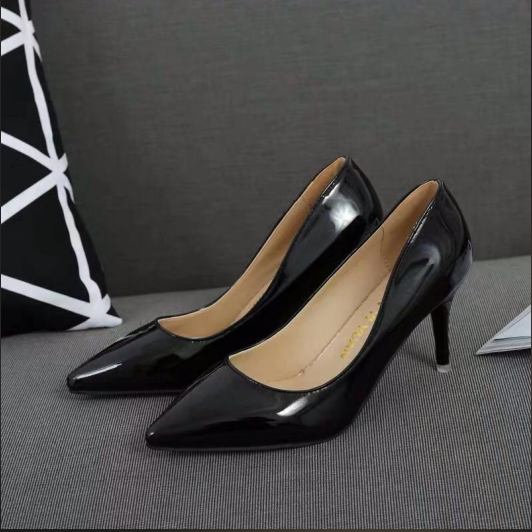 Fine heeled high heels women's shoes career work shallow mouth single shoes