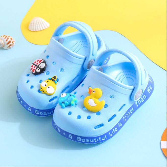Children's sandals soft bottom non-slip sandals slippers baby baby hole shoes