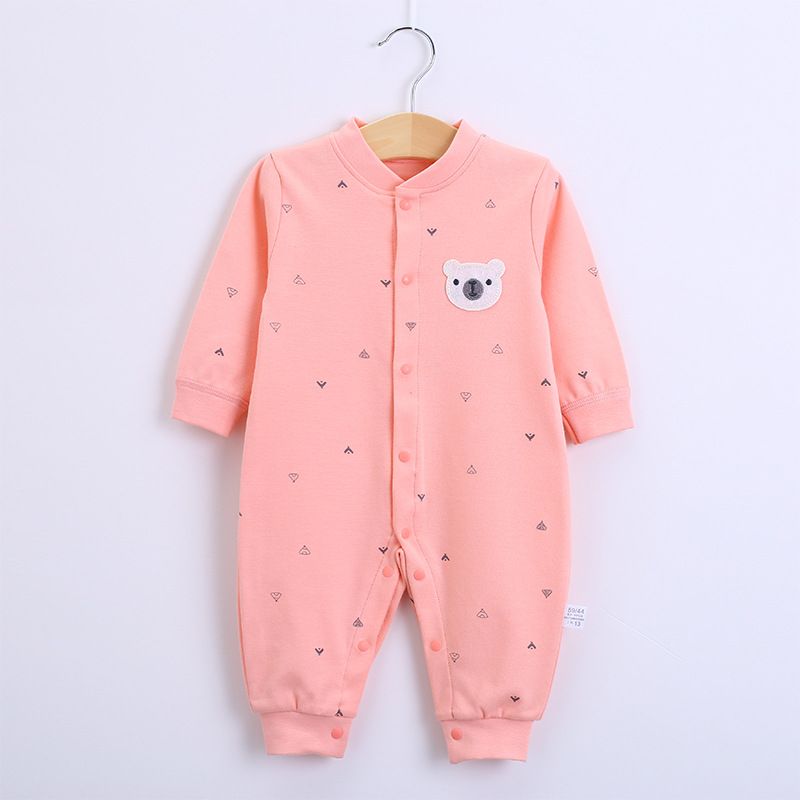 Spring and Autumn baby onesie Class A quality newborn clothes cotton onesie baby pajamas pajamas crawling clothes