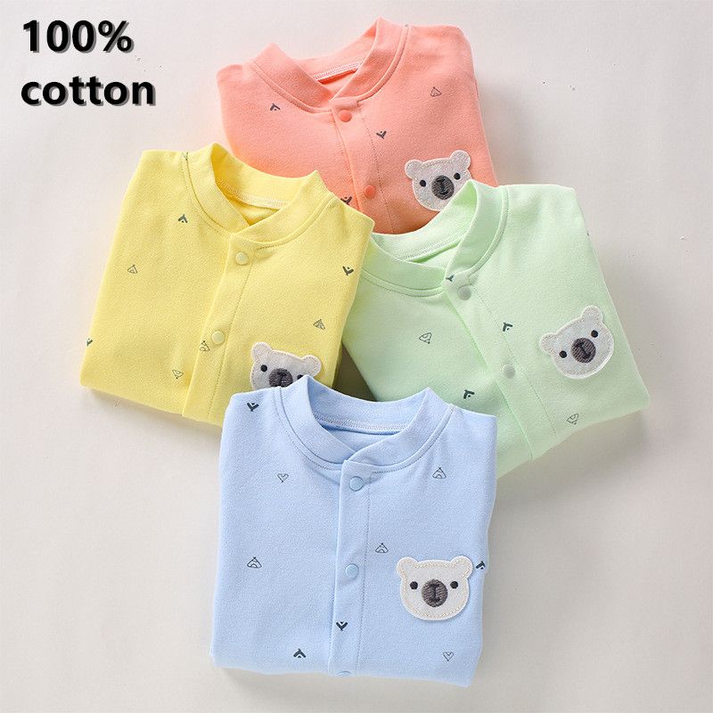 Spring and Autumn baby onesie Class A quality newborn clothes cotton onesie baby pajamas pajamas crawling clothes