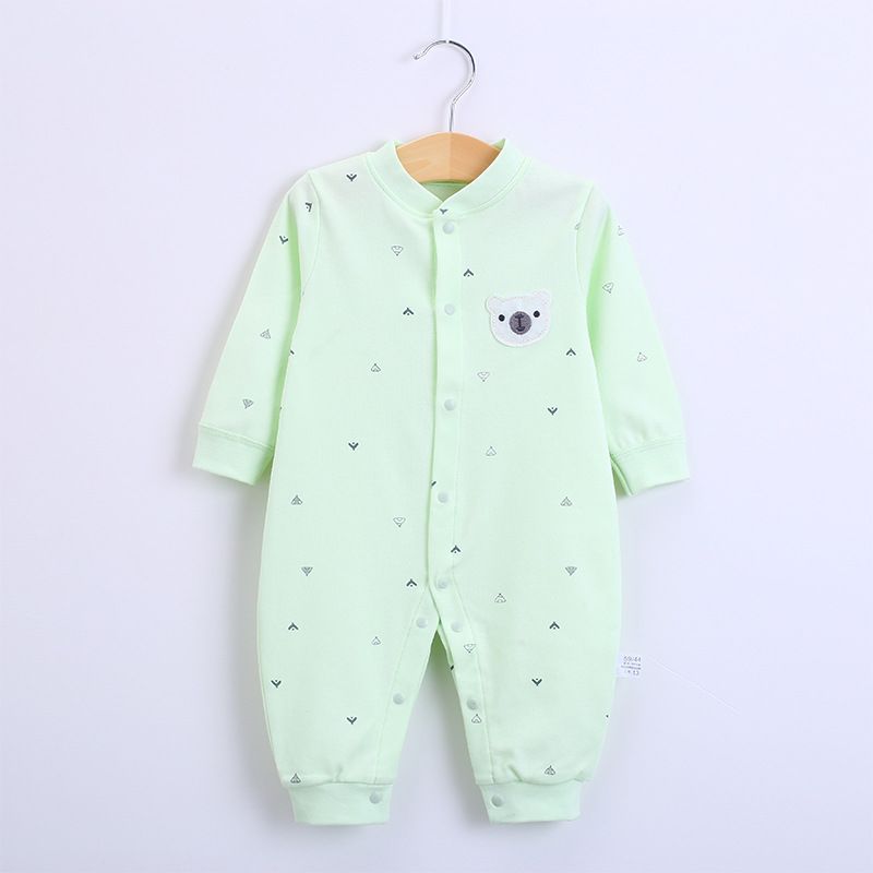 Spring and Autumn baby onesie Class A quality newborn clothes cotton onesie baby pajamas pajamas crawling clothes