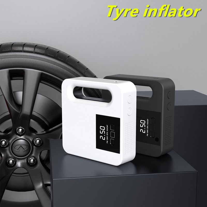 Car inflator pump digital display portable electric 12v tyre inflator multifunction with car car inflator pump