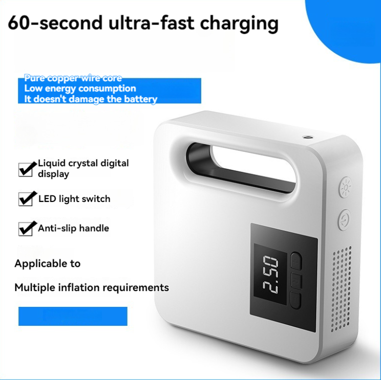 Car inflator pump digital display portable electric 12v tyre inflator multifunction with car car inflator pump