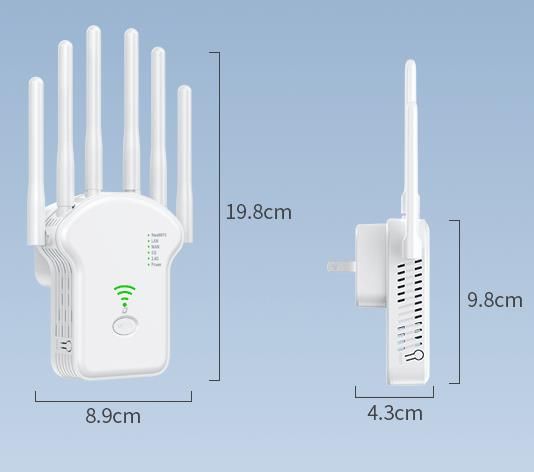 300M 1200M wifi signal amplifier repeater wireless 5G dual band network extender