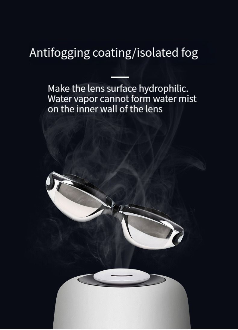 HD waterproof anti-fog swimming glasses for men and women adult goggles fashion swimming cap set
